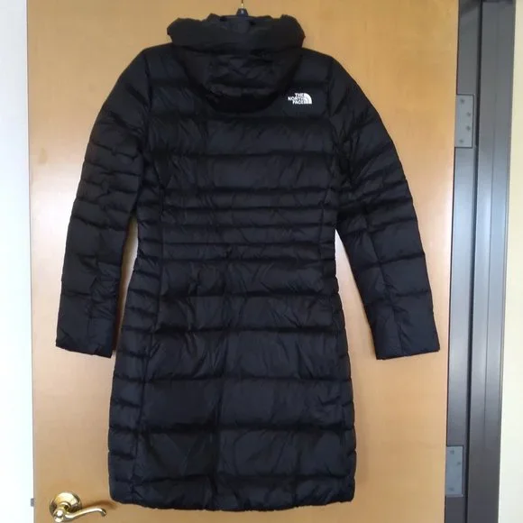 🆕 The North Face Women's Metro 2 Parka Down Long Hooded Jkt, Small, TNF Black - Picture 2 of 10